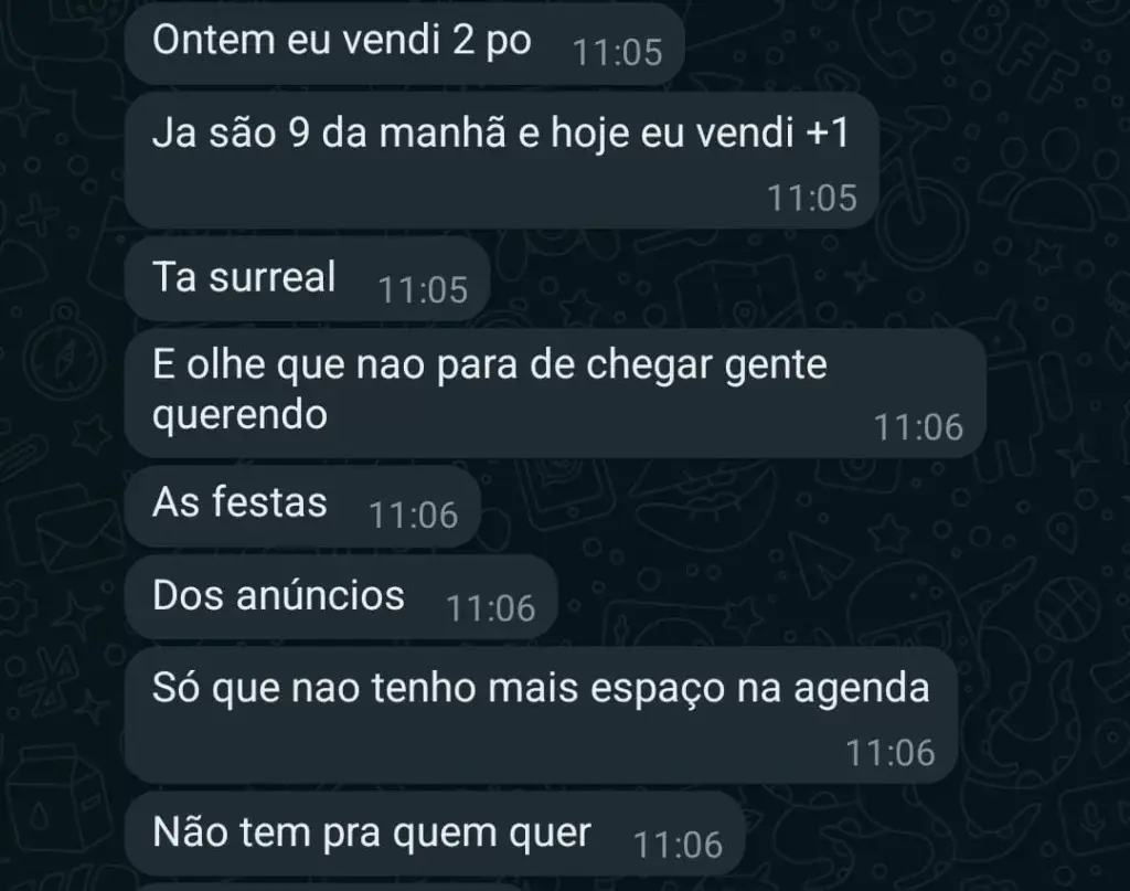 Depoimento real de cliente da Ômega Fest — Operação comercial com mais clareza